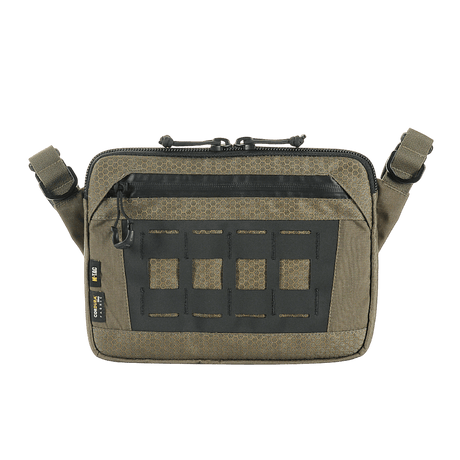 M-Tac Admin-laukku Elite Cordura 500D -materiaalista, YKK-vetoketjut, tyylikäs muotoilu ja säädettävä olkahihna; kestävä ja kulutusta kestävä