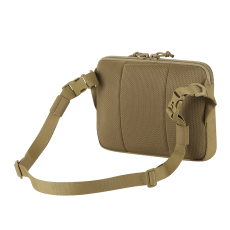 M-Tac Admin-laukku Elite, kestävä Cordura-materiaali ja säädettävä olkahihna, näkyy takaapäin