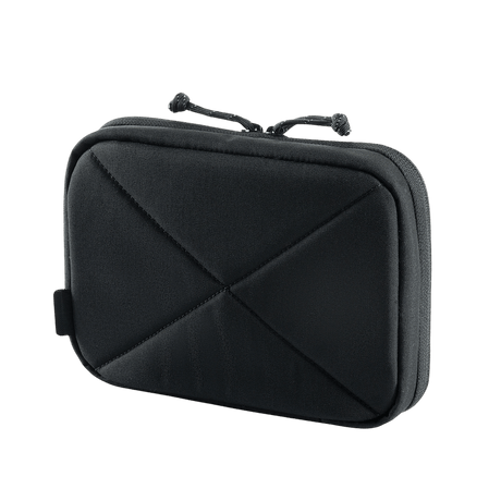 M-Tac Utility Organizer Slim Elite, musta säilytyskotelo 22x16 cm, kestävä, sopii EDC-kitille ja tarvikkeille