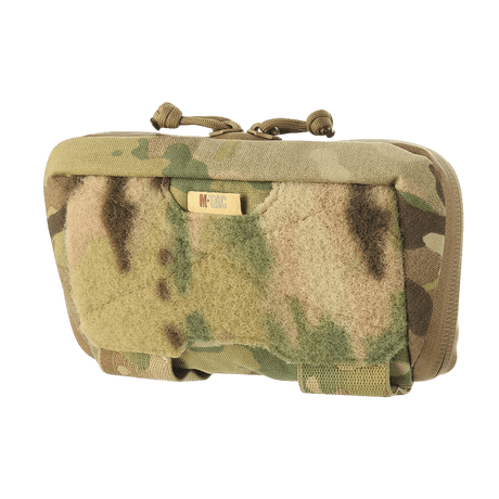 M-Tac Admin Pung Elite käytännöllinen organizer kestävästä Cordura 500D:stä, MOLLE-järjestelmällä ja vedenpitävällä vetoketjulla, maastokuvioitu.