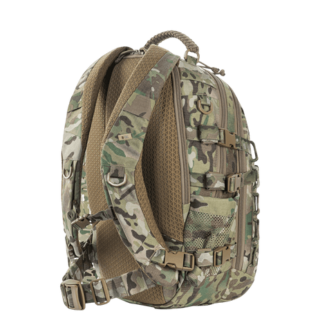 M-Tac Mission Pack Elite reppu, Cordura 1000D, ergonominen muotoilu ja MOLLE LASER CUT-system, camo-värit.