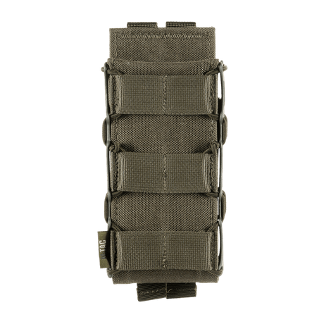 M‑Tac Mag Pouch Kolchan AK/AR:lle, Cordura 1000D, MOLLE-kiinnitys ja muovi-sivuinsertit turvalliseen lippaiden säilytykseen.