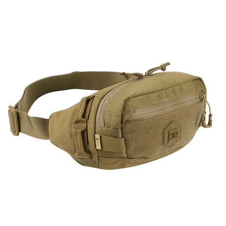 M‑Tac Bæltetaske Elite Hex Cordura-materiaalista, kompakti muotoilu arki- ja taktiseen käyttöön, YKK-vetoketjut ja Woojin-soljet.