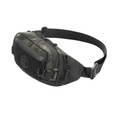 M‑Tac Elite Hex -vyölaukku Corduraa, tyylikäs ja toimiva, sopii arki- tai taktiseen käyttöön, YKK-vetoketjuilla ja Woojin-soljilla.