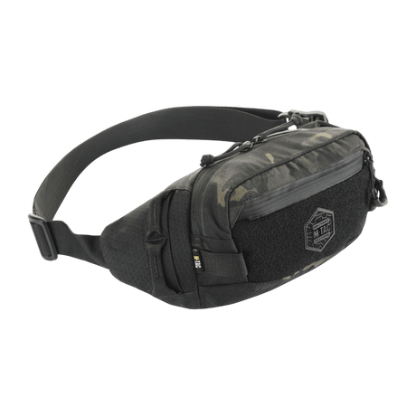 M‑Tac Elite Hex -vyölaukku Corduraa, tyylikäs muotoilu ja YKK-vetoketjut, sopii arkeen. Kaksi lokeroa ja velcro-panel.
