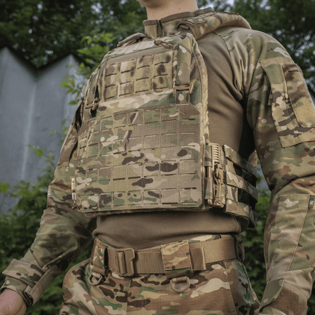 M-Tac etupaneeli Plate Carrier Cuirass QRS XL:lle, maastokuvioitu Cordura 500D, NIJ-sertifioitu, kuva 1