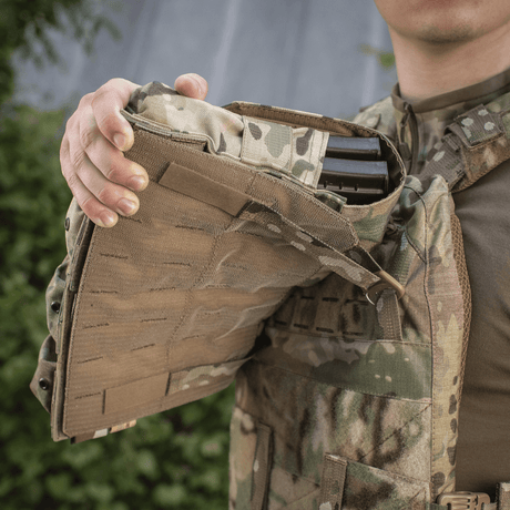 M-Tac etupaneeli Plate Carrier Cuirass QRS XL:lle, kestävä Cordura 500D, NIJ-sertifioitu, avattuna, kuva 1
