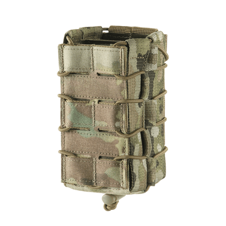M-Tac kaksinkertainen lippastasku AK Gen.3:lle kulutusta kestävää Cordura 1000D:tä liukumattomalla pinnalla ja MOLLE-yhteensopivuudella.