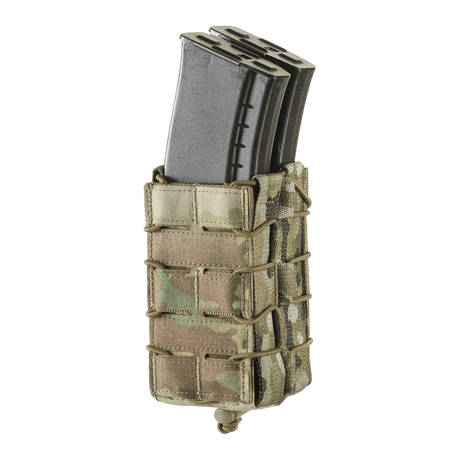 M-Tac kaksinkertainen lippastasku AK Gen.3:lle lippailla, Cordura 1000D-materiaalista, suunniteltu taktiseen käyttöön ja MOLLE-yhteensopiva.