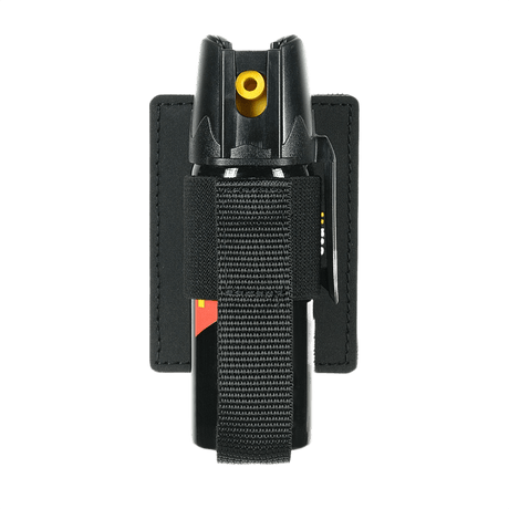 M-Tac modulaarinen pepperspray-indsats polymerkompositilla elastikilla ja hihnalla turvalliseen säilytykseen.
