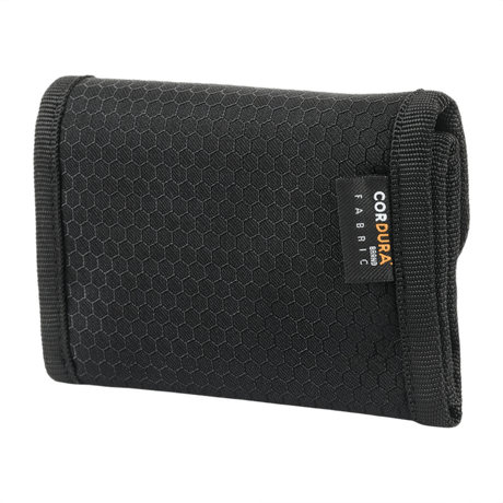 M-Tac Pung Elite Gen.II Hex lompakko kestävästä Cordura Hex 1000D -materiaalista, musta, kätevät säilytystilat.