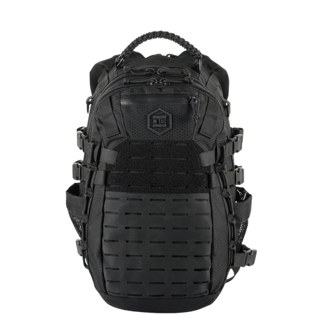 M-Tac Mission Rygsæk Elite Hex ergonomisella muotoilulla, Cordura 1000D -materiaalista, varustettu MOLLE LASER CUT -järjestelmällä.