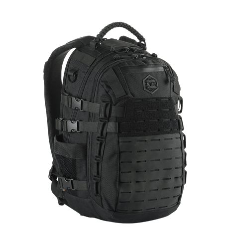M-Tac Mission Rygsæk Elite Hex Cordura-materiaalia, MOLLE-järjestelmä, ergonominen muotoilu kestävyyteen ja toiminnallisuuteen.