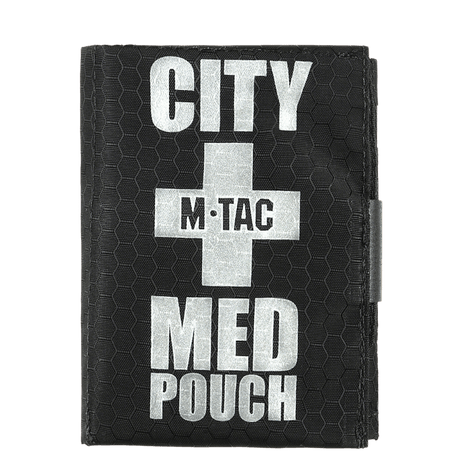 M-Tac City Med Pouch Hex hexagon-kuvioidusta ripstop-materiaalista, kompakti ensiapupussi vahvoilla saumoilla, kuva 1