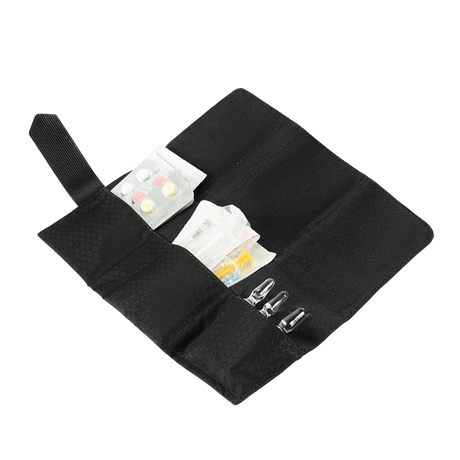 M-Tac City Med Pouch Hex kompaktissa muotoilussa hexagon-kuvioidulla materiaalilla, käytännöllinen ensiapupussi kannettavalle lääkkeiden säilytykselle, kuva 1