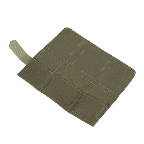 M-Tac City Med Pouch Hex, kestävä kuusikulmio-kuvioitu ripstop-kangas, avattu kompakti ensiapupussi, galleria-asento 1.