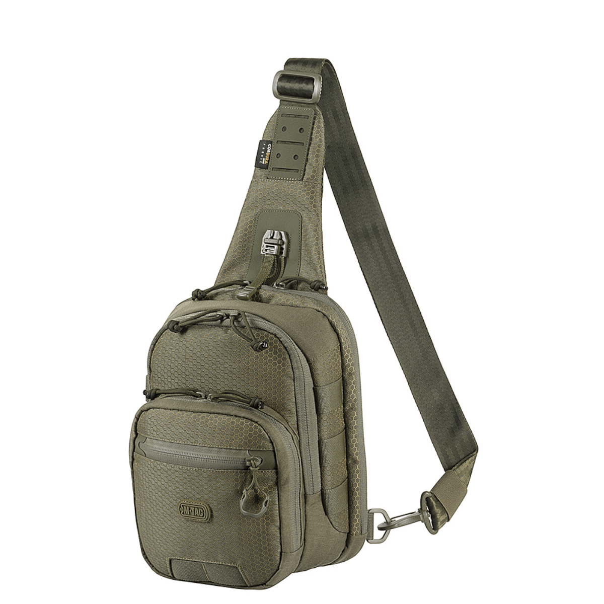 M-Tac Cross Taske Slim Elite Hex i robust Cordura materiale med justerbar strop, slankt design og kvalitets lynlåse