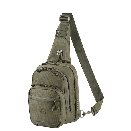 M-Tac Cross Taske Slim Elite Hex kestävällä Cordura-materiaalilla, säädettävällä hihnalla, siro muotoilu ja laadukkaat vetoketjut.