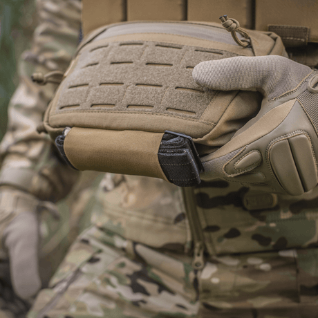 M-Tac Lomme til Tilbehør Lower Large Elite Plate Carrier, kulutusta kestävä Cordura 500D, NIJ-sertifiointi, taktinen tasku, galleria-asento 1.