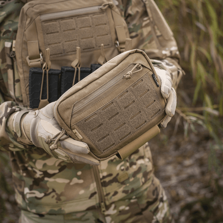 M-Tac Lomme til Tilbehør Lower Large Elite Plate Carrier, kestävä Cordura 500D, laserleikattu MOLLE-paneeli, galleria-asento 1.