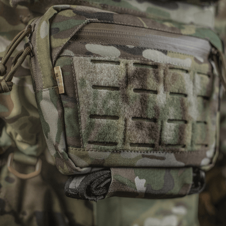 M-Tac Lomme til Tilbehør Lower Large Elite Plate Carrier, Cordura 500D, NIJ-sertifiointi, kamuflattu taktinen pussukka, galleria-asento 1.