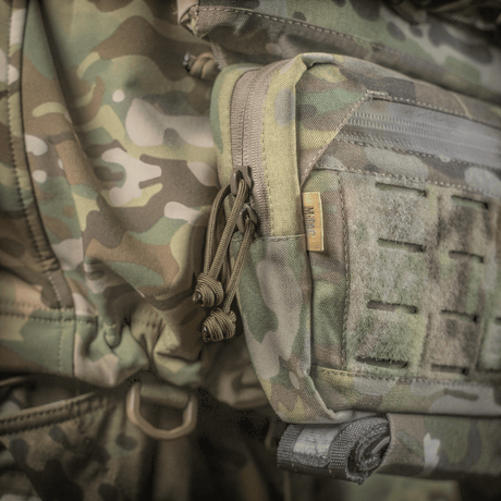 M-Tac Lomme til Tilbehør Lower Large Elite Plate Carrier kestävässä Cordura 500D -materiaalissa, NIJ-sertifiointi, maastokuvioitu tasku, galleria-asento 1.