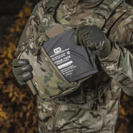 M-Tac Lomme til Tilbehør Lower Large Elite Plate Carrier, kulutusta kestävä Cordura 500D, NIJ-sertifiointi, galleria-asento 1.