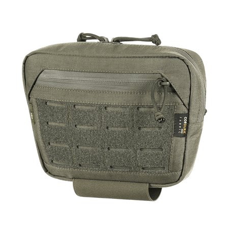 M-Tac Lomme til Tilbehør Lower Large Elite Plate Carrier kestävässä Cordura 500D -materiaalissa, NIJ-sertifiointi, näkymä galleria-asennossa 1, vihreä malli.