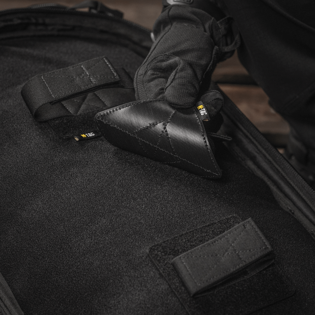 M‑Tac Indlæg til Rygsæk (3 stk) - Justerbare indlæg til våbenfiksering i M‑Tac Large Elite Hex rygsæk med Velcro-panel.