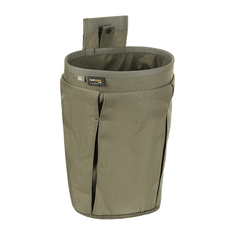 M‑Tac Magasinsæk Dump Pouch Lite Elite Cordura 500D:llä ja nopealukitusjärjestelmällä lippaiden vaihdon turvaamiseksi ja kiinnitykseen MOLLEen tai vyöhön.