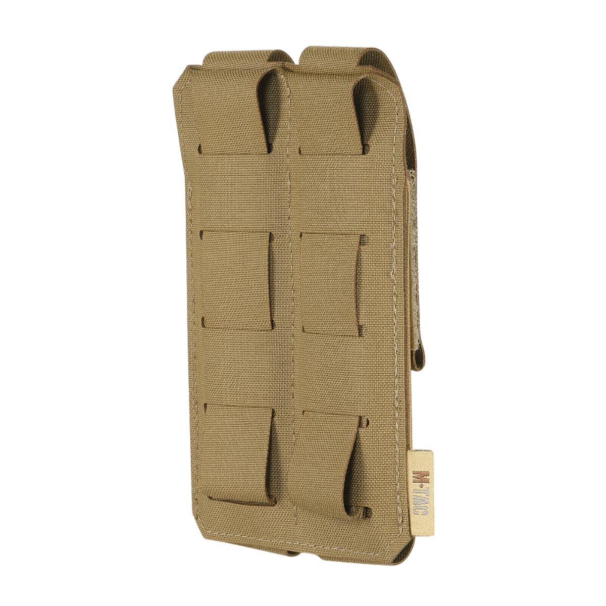 M-Tac Dobbeltlomme APS Laser Cut Gen. II i taktisk design, lavet af slidstærkt Cordura Squadron-materiale til pålidelig magasinfiksering.