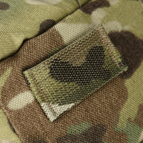 Nærbillede af M-Tac STURM Elite Rygsæk materiale, viser Cordura anvendt i designet af denne taktiske rygsæk.