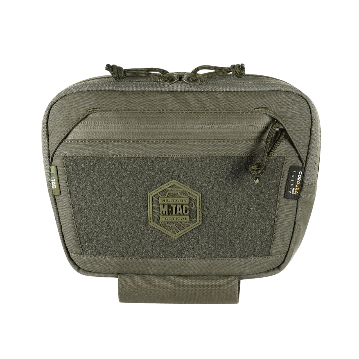 M-Tac Large Elite Gen.II Skuldertaske i Cordura 500D med taktisk design og front Velcro-panel til taktisk brug og opbevaring.