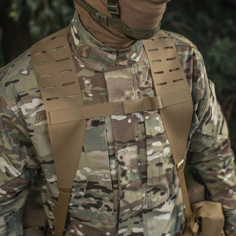 M-Tac olkahihnat taktiseen vyöhön Laser Cut kestävästä Cordura Squadron -materiaalista Laser Cut -järjestelmällä, galleria-asento 1.