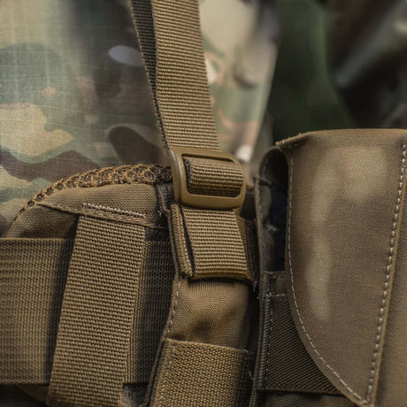 M-Tac olkahihnat taktiseen vyöhön Laser Cut kestävästä Cordura Squadron -materiaalista, suunniteltu lisäämään kantomukavuutta, galleria-asento 1.