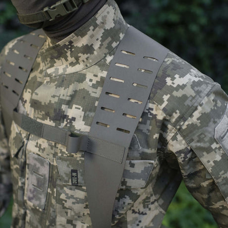 M-Tac olkahihnat taktiseen vyöhön Laser Cut kestävästä Cordura-materiaalista, NIJ-sertifiointi, galleria-asento 1.