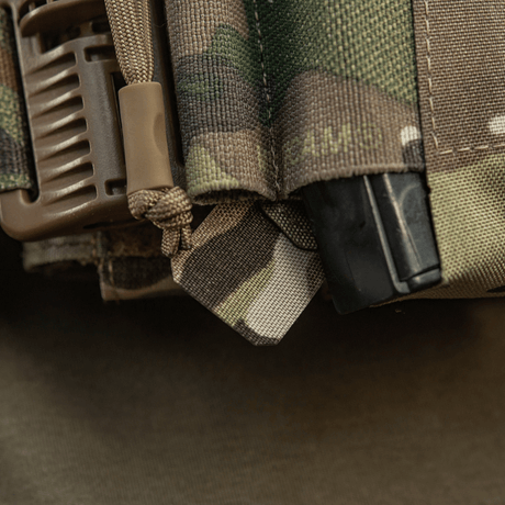 M-Tac etupaneeli Cuirass QRS Plate Carrier 3 lipasta maastokuvioisella elastisella nauhalla, NIJ-sertifiointi, yksityiskohta galleria-asema 1.