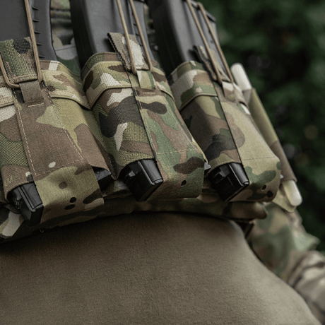 M-Tac etupaneeli Cuirass QRS Plate Carrier 3 lipasta elastisesta maastokuvioisesta materiaalista, NIJ-sertifiointi, galleria-asema 1.