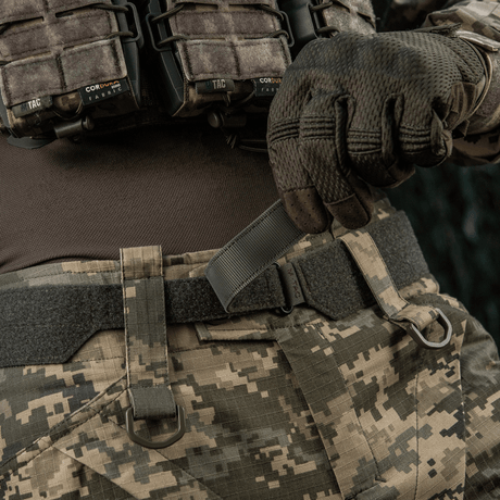 M‑Tac Internal Tiger -vyö sotilaskäyttöön, Cordura 500D ja velcro-kiinnitys. Soveltuu taktiikkaan ja lisää vakautta.