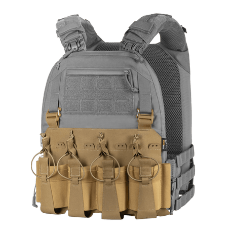 M-Tac etupaneeli Plate Carrier Cuirass QRS:lle, 4 lipasta, elastista materiaalia, NIJ-sertifiointi, toimiva säilytys, galleria, sijainti 1.