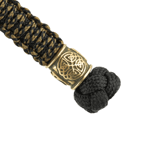 M-Tac Lanyard Scandinavian Mannaz kierretty paracord ja koristeellinen skandinaavinen helmi, henkilökohtainen ja tyylikäs lisävaruste.