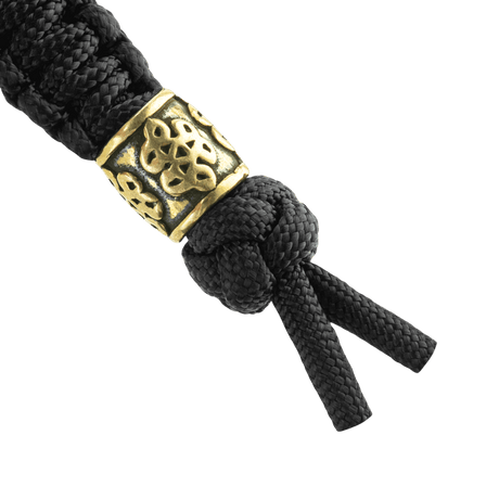 M-Tac Lanyard Scandinavian Small Chinese Knot skandinaavisilla kuvioilla ja kierretyllä paracordilla, ihanteellinen veitsille ja taskulampuille.