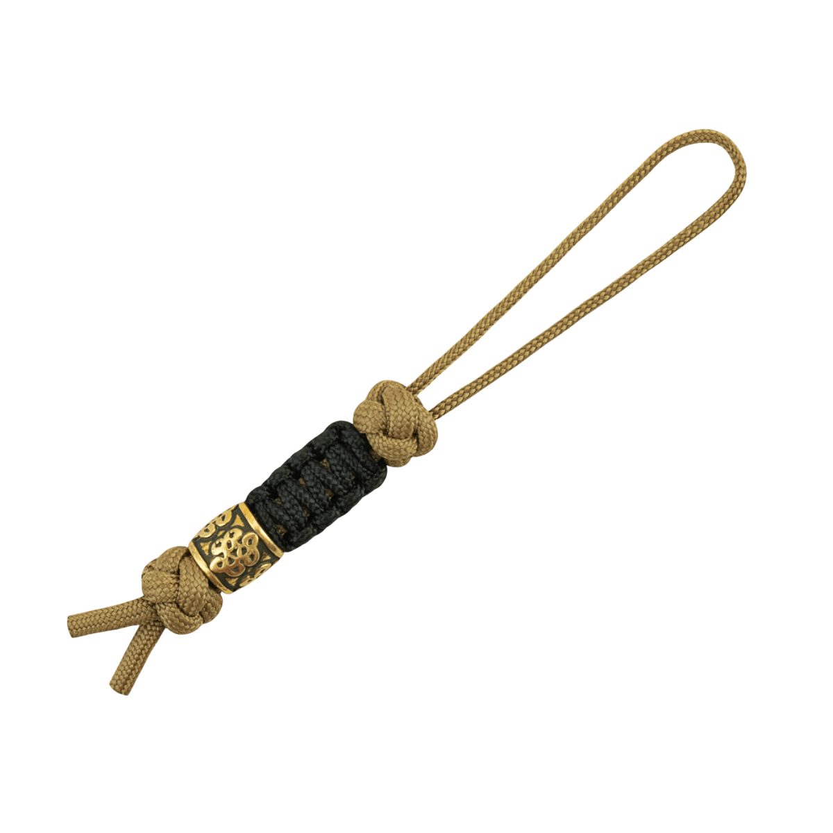 M-Tac Lanyard Scandinavian Small Chinese Knot i paracord med skandinaviske motiver og dekorativ perle, perfekt til knive eller lommelygter.