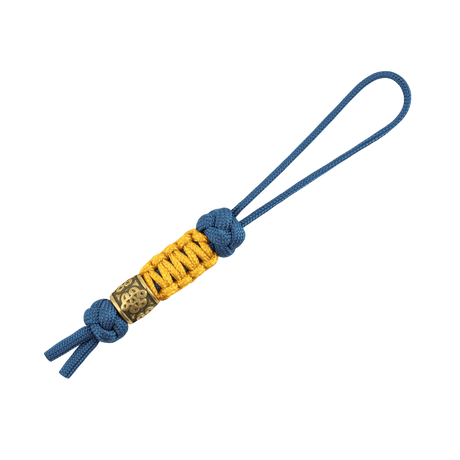 M-Tac Lanyard Scandinavian Small Chinese Knot punotulla paracordilla ja koristeellisella skandinaavisella perlellä veitsiin ja taskulamppuihin