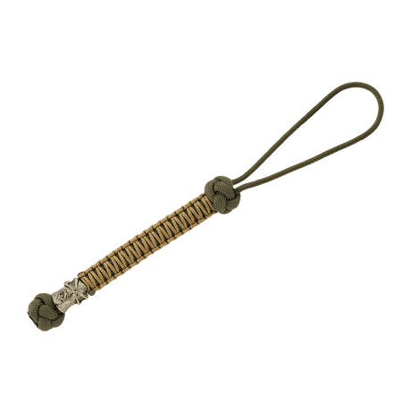 M-Tac Knife Lanyard Ninja paracordista tyylikkäällä muotoilulla, käytännöllinen nopeaan käyttöön ja taskuveitsen personointiin. Længde 14,5 cm