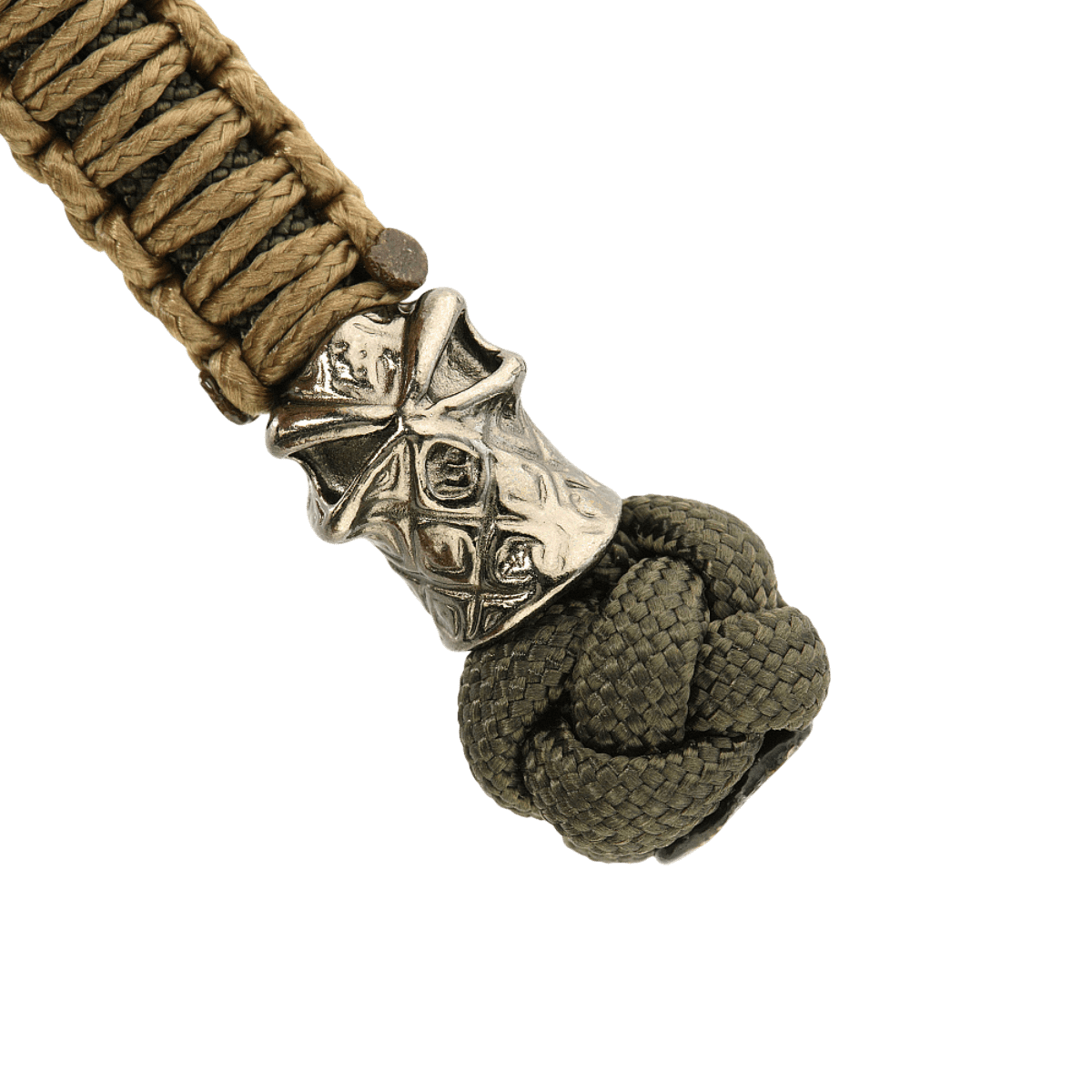 M-Tac Knife Lanyard Ninja lavet af 550 type III paracord med dekorativt kobbernikkel.