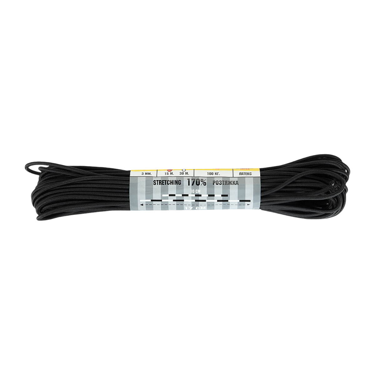 M-Tac Paracord Shock-Cord 15m - elastisk og stærk snor til militært brug, friluftsliv og udendørsaktiviteter