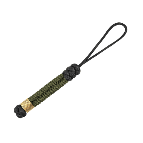 M-Tac Viper Cylindre Lanyard Stainless Steel koristetulla skandinaavisella helmellä kierretyssä paracordissa, lisää tyyliä ja toimivuutta.