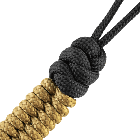 M-Tac Viper Cylindre Lanyard Stainless Steel kierretty paracord skandinaavisella helmi‑koristeella.