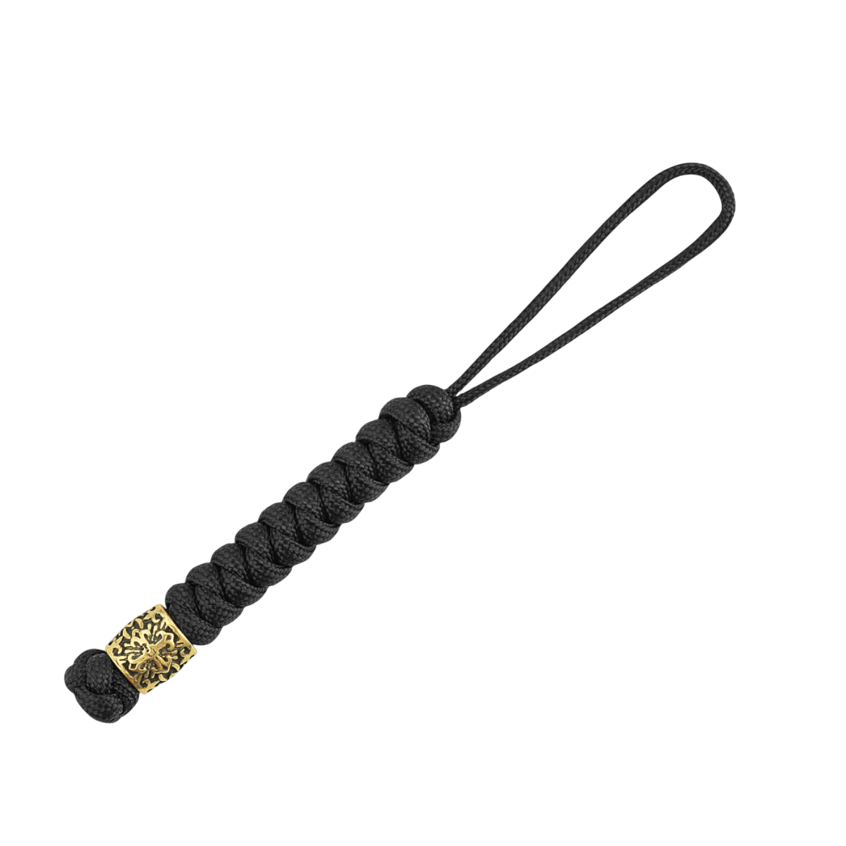 M-Tac Viper Lanyard Scandinavian i sort paracord med Viper-perle i skandinavisk design til kniv og lygte.